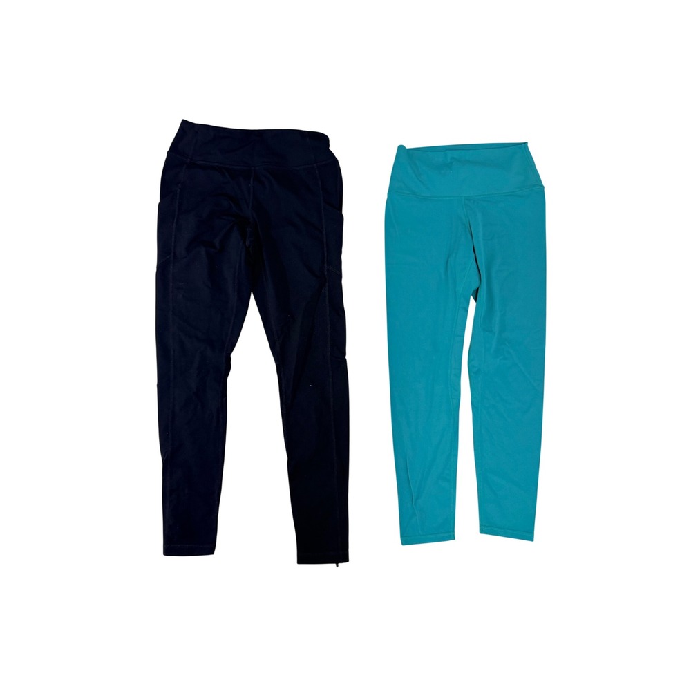 Colorfulkoala Zella Leggings Bundle‎ Sz M Black Teal Activewear Gym Yoga Running